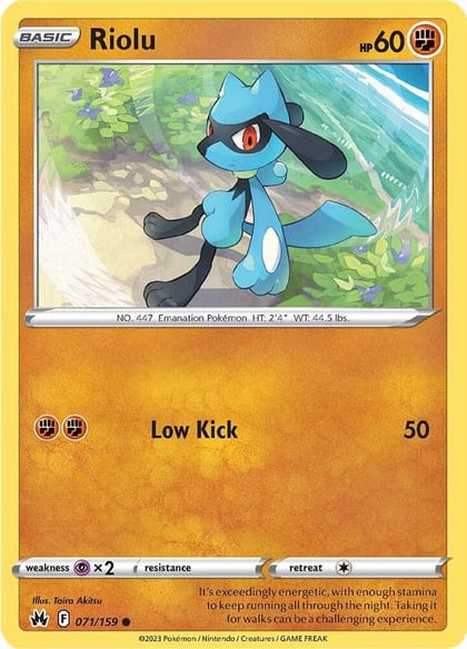 Riolu, SWSH: Crown Zenith 071/159
