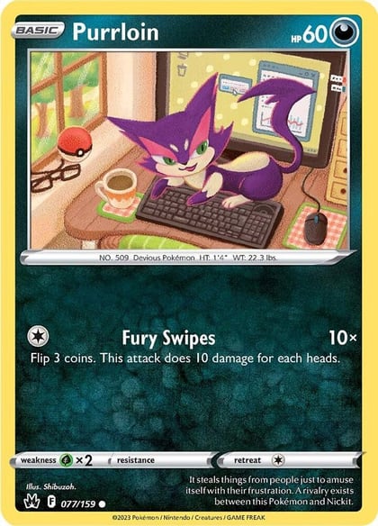 Purrloin, SWSH: Crown Zenith 077/159