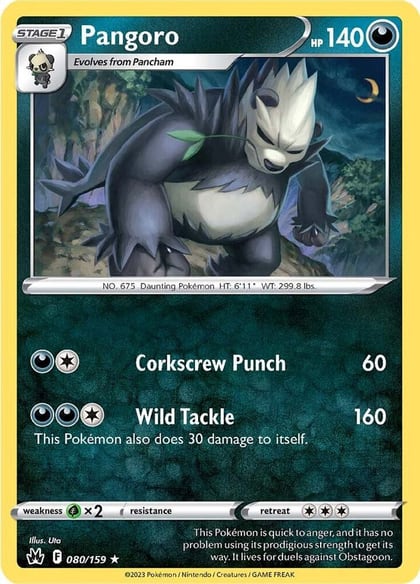 Pangoro, SWSH: Crown Zenith 080/159