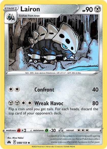 Lairon, SWSH: Crown Zenith 088/159