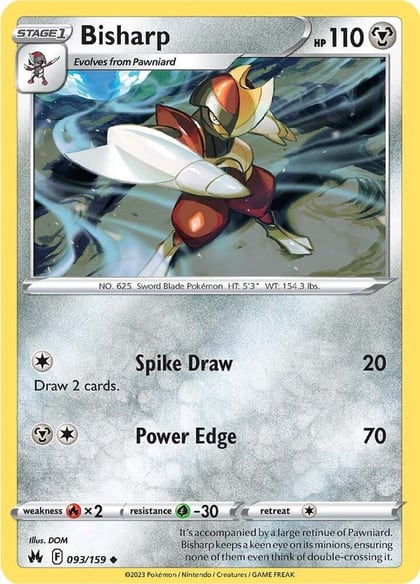 Bisharp, SWSH: Crown Zenith 093/159