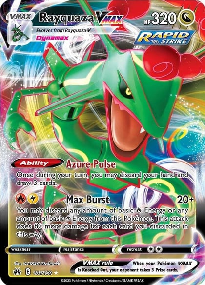 Rayquaza VMAX (101), SWSH: Crown Zenith 101/159