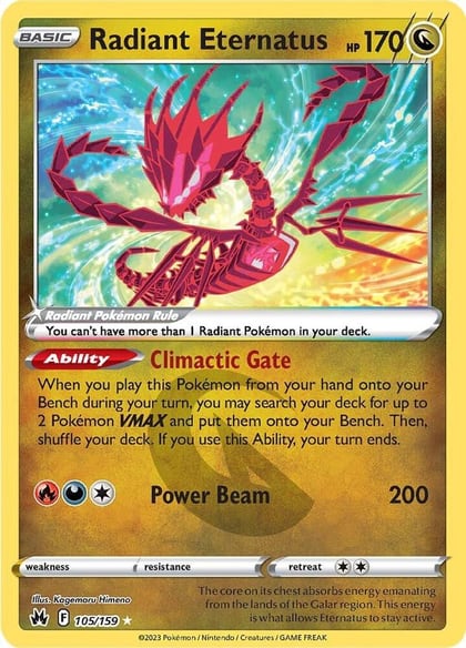 Radiant Eternatus, SWSH: Crown Zenith 105/159