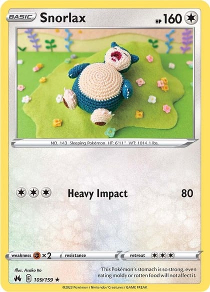 Snorlax, SWSH: Crown Zenith 109/159