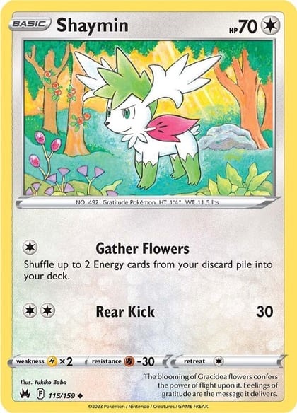 Shaymin, SWSH: Crown Zenith 115/159