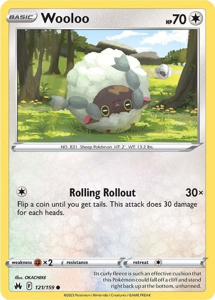 Wooloo, SWSH: Crown Zenith 121/159