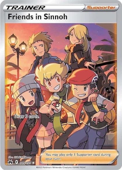 Friends in Sinnoh (Full Art), SWSH: Crown Zenith 149/159