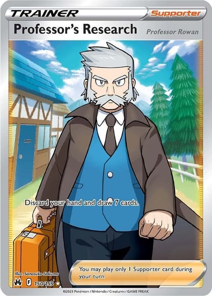Professor's Research [Professor Rowan] (Full Art), SWSH: Crown Zenith 150/159