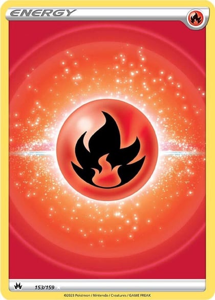 Fire Energy (Texture Full Art), SWSH: Crown Zenith 153/159