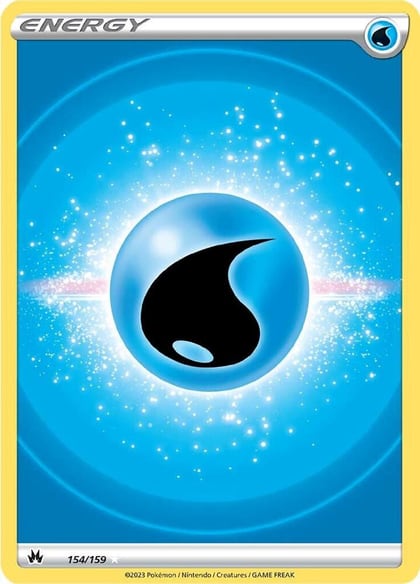 Water Energy (Texture Full Art), SWSH: Crown Zenith 154/159