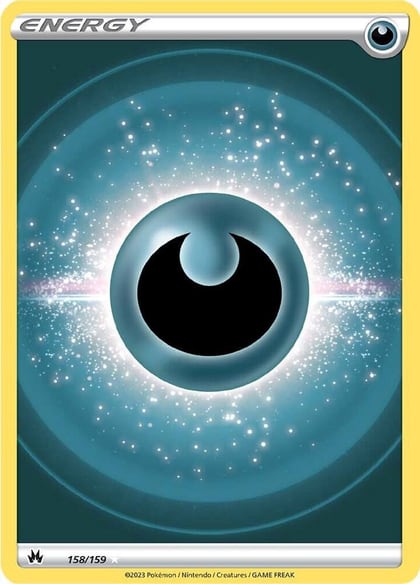 Darkness Energy (Texture Full Art), SWSH: Crown Zenith 158/159