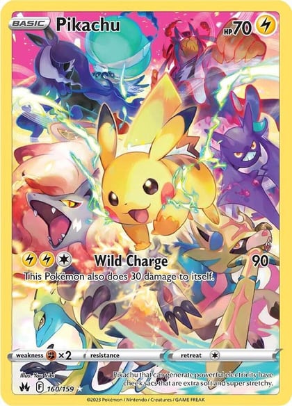 Pikachu (Secret), SWSH: Crown Zenith 160/159
