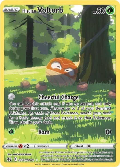 Hisuian Voltorb, SWSH: Crown Zenith: Galarian Gallery GG01/GG70