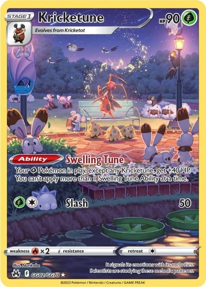 Kricketune, SWSH: Crown Zenith: Galarian Gallery GG02/GG70