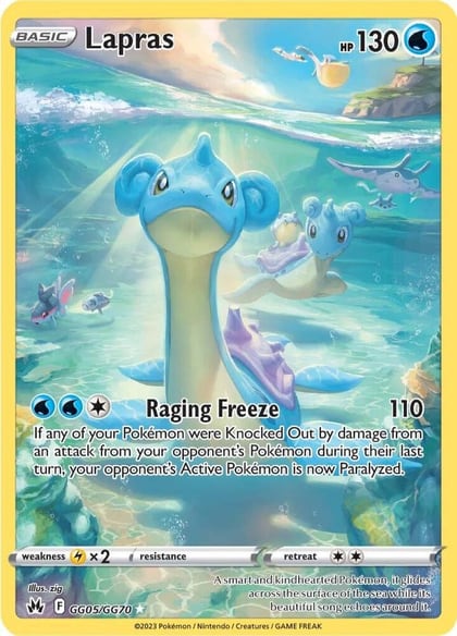 Lapras, SWSH: Crown Zenith: Galarian Gallery GG05/GG70
