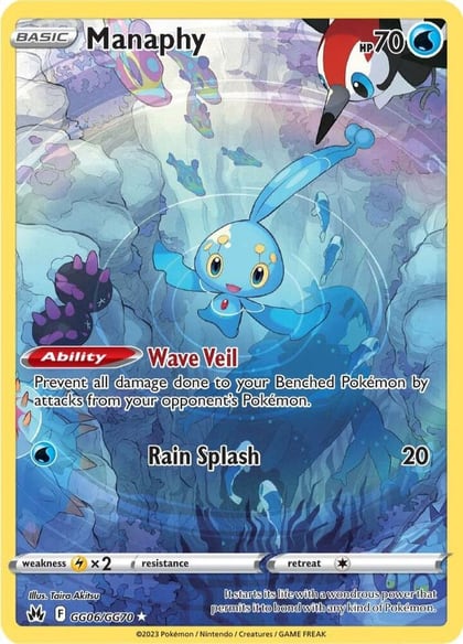 Manaphy, SWSH: Crown Zenith: Galarian Gallery GG06/GG70