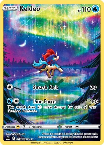 Keldeo, SWSH: Crown Zenith: Galarian Gallery GG07/GG70