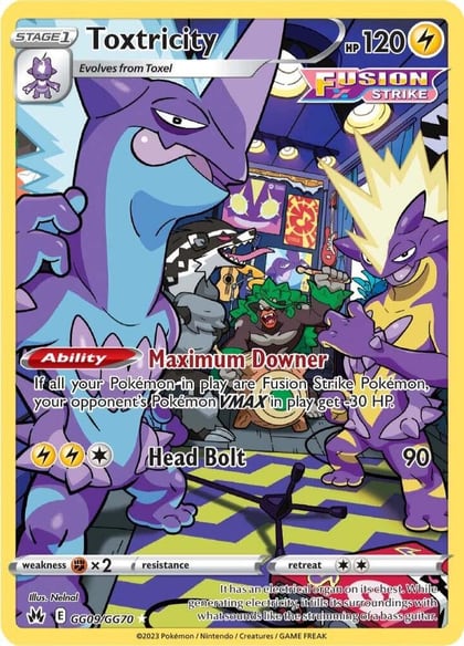 Toxtricity, SWSH: Crown Zenith: Galarian Gallery GG09/GG70