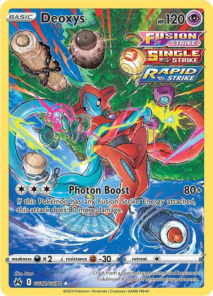 Deoxys, SWSH: Crown Zenith: Galarian Gallery GG12/GG70