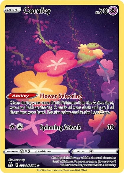 Comfey, SWSH: Crown Zenith: Galarian Gallery GG14/GG70