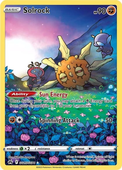 Solrock, SWSH: Crown Zenith: Galarian Gallery GG15/GG70