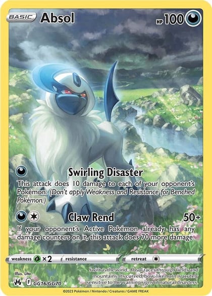 Absol, SWSH: Crown Zenith: Galarian Gallery GG16/GG70