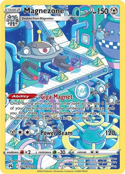 Magnezone, SWSH: Crown Zenith: Galarian Gallery GG18/GG70