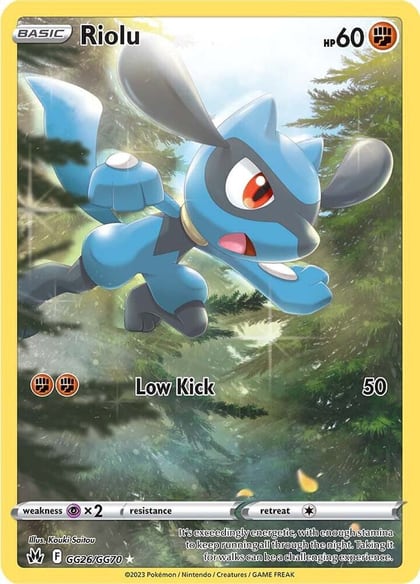 Riolu, SWSH: Crown Zenith: Galarian Gallery GG26/GG70