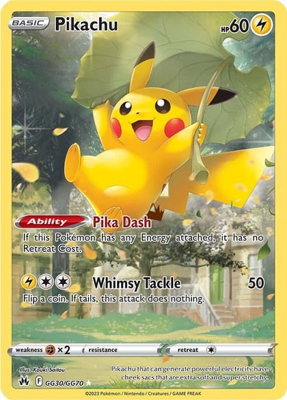Pikachu, SWSH: Crown Zenith: Galarian Gallery GG30/GG70