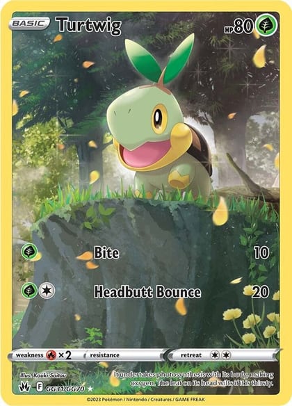 Turtwig, SWSH: Crown Zenith: Galarian Gallery GG31/GG70