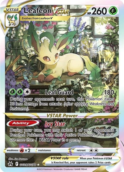 Leafeon VSTAR, SWSH: Crown Zenith: Galarian Gallery GG35/GG70
