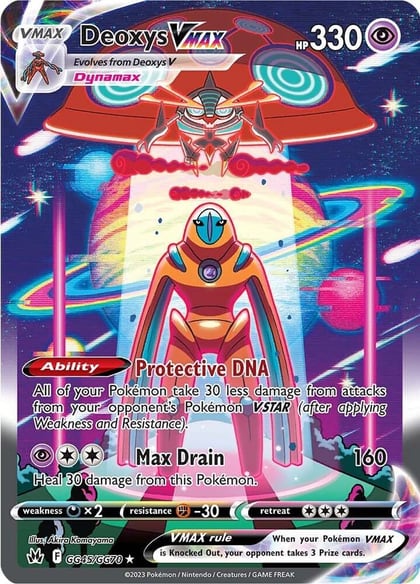 Deoxys VMAX, SWSH: Crown Zenith: Galarian Gallery GG45/GG70