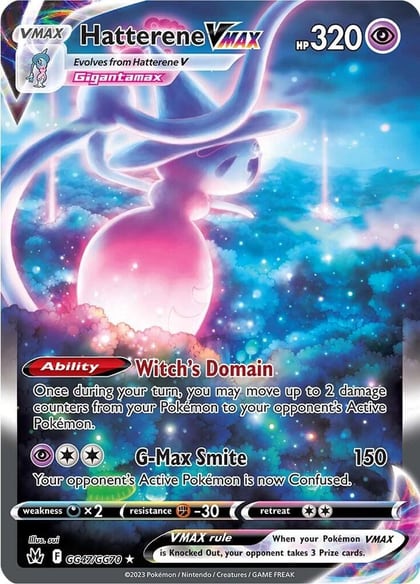Hatterene VMAX, SWSH: Crown Zenith: Galarian Gallery GG47/GG70