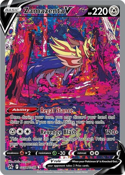 Zamazenta V, SWSH: Crown Zenith: Galarian Gallery GG54/GG70