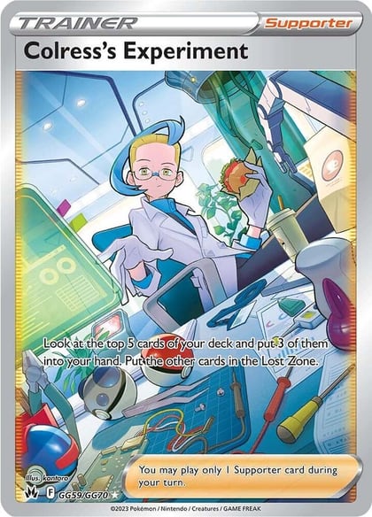 Colress's Experiment, SWSH: Crown Zenith: Galarian Gallery GG59/GG70