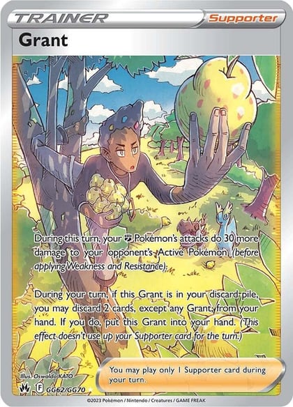 Grant, SWSH: Crown Zenith: Galarian Gallery GG62/GG70