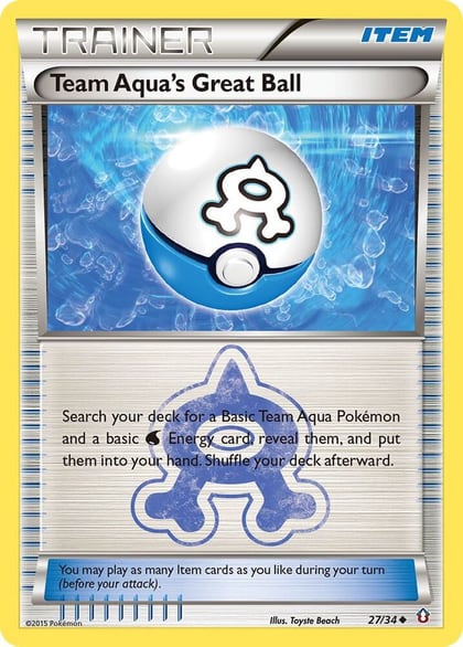 Team Aqua's Great Ball, Double Crisis 27/34