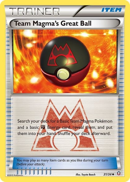 Team Magma's Great Ball, Double Crisis 31/34