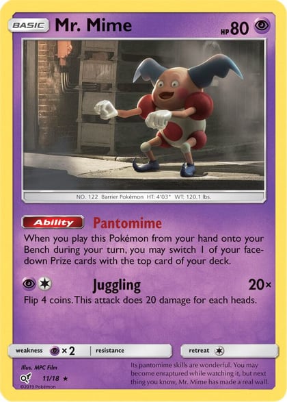 Mr. Mime, Detective Pikachu 11/18
