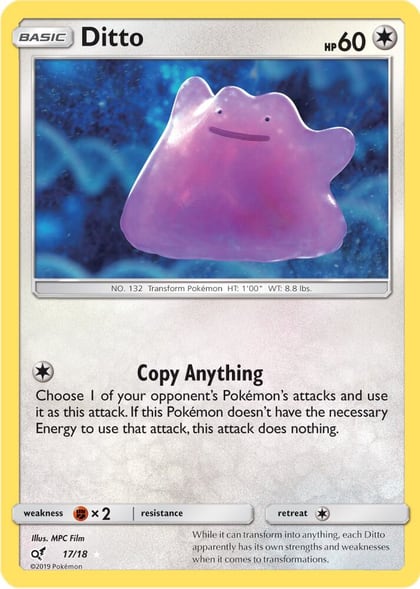 Ditto, Detective Pikachu 17/18