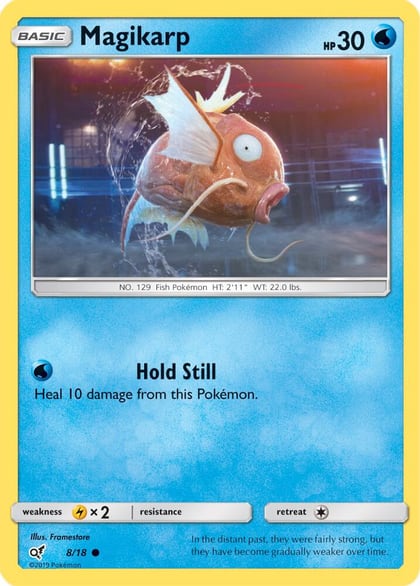 Magikarp (Holo Common), Detective Pikachu 8/18