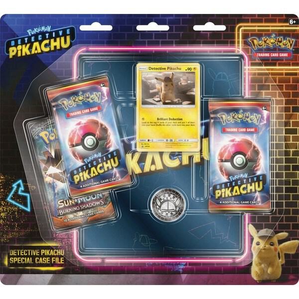 Detective Pikachu Special Case File - 3 Pack Booster Blister, Detective Pikachu P190325
