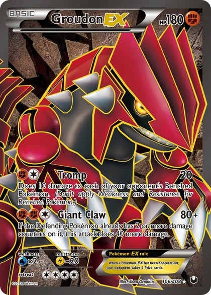 Groudon EX (106 Full Art), Dark Explorers 106/108
