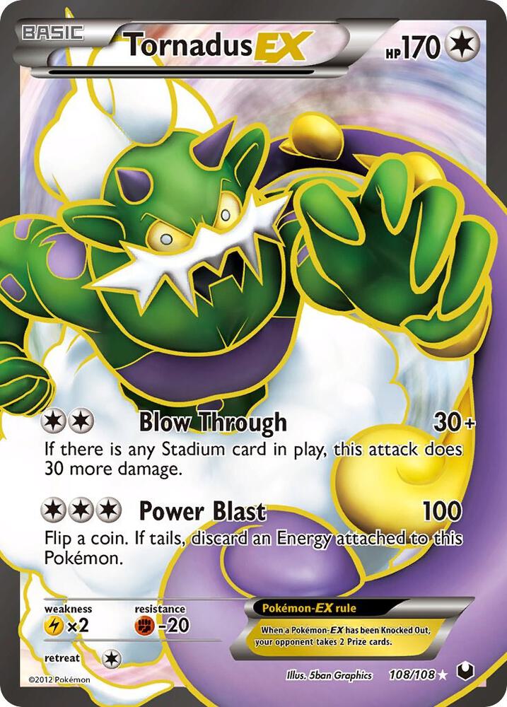 Tornadus EX (108 Full Art), Dark Explorers 108/108