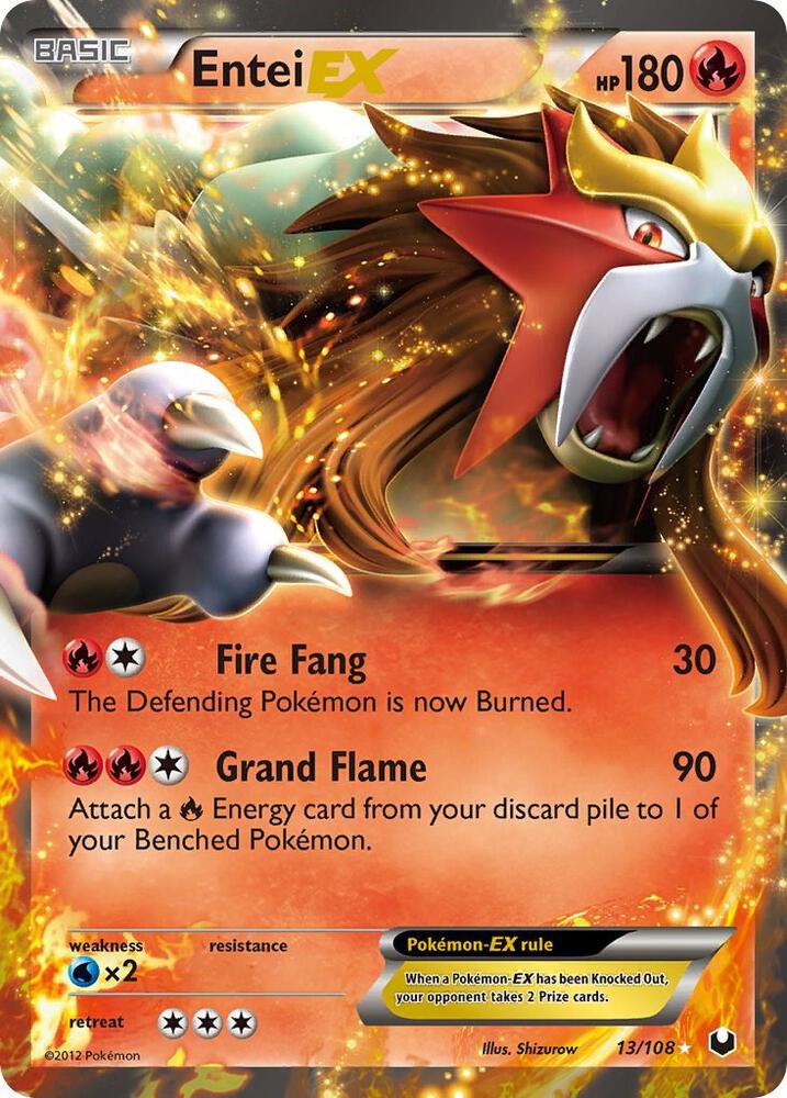 Entei EX, Dark Explorers 13/108