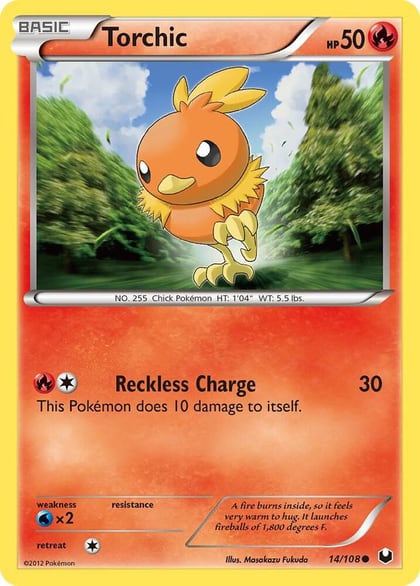 Torchic (14), Dark Explorers 14/108