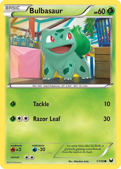 Bulbasaur, Dark Explorers 1/108