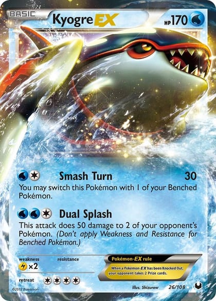 Kyogre EX, Dark Explorers 26/108
