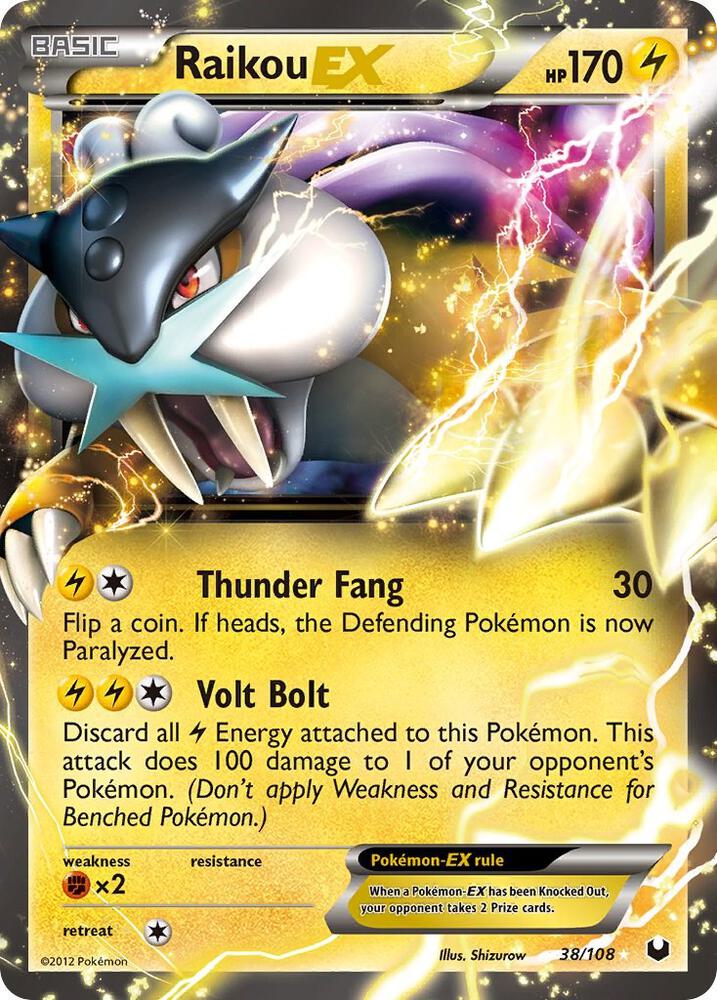 Raikou EX, Dark Explorers 38/108
