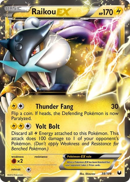 Raikou EX, Dark Explorers 38/108